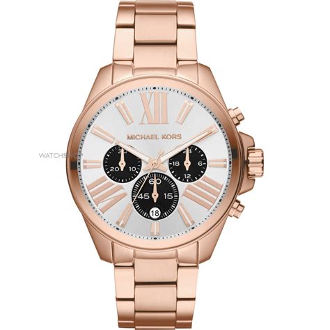 Women's Rose Gold Michael Kors Wren Chronograph 